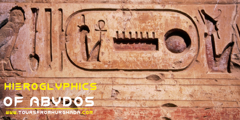 Hieroglyphics of Abydos Temple - Tours from Hurghada